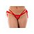 Calcinha Fio Dental Júlia Vermelho Pimenta Sexy - Imagem 1