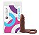 Anel com Companheiro cyberskin 11x2,7 cm - Chocolate Soulsex - Imagem 1