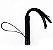 Chicote Tiras Preto 20cm Dominatrixxx - Imagem 1