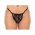 Calcinha Aquendar Gabriele Preta Pimenta Sexy - Imagem 1