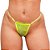 Fio Dental Sexy Amarelo Neon Palavras Strass Tallyta - Imagem 63