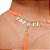 Fio Dental Sexy Laranja Neon Palavras Strass Tallyta - Imagem 5