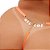 Fio Dental Sexy Plus Size Laranja Neon Palavras Strass Tallyta - Imagem 5