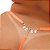 Fio Dental Sexy Plus Size Laranja Neon Palavras Strass Tallyta - Imagem 1