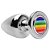 Plug G Anal Pride Lgbt Em Metal Hard - Imagem 23
