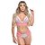 Conjunto Soutien Tanga Duplo Elástico Neon Jô Lingerie - Imagem 1