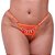 Fio Dental Laranja Neon Palavras Strass Frente Tallyta - Imagem 8