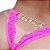 Calcinha Gis Strass Rosa Neon Tallyta - Imagem 20