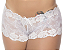 Calcinha Caleçon Renda Branca Pimenta Sexy - Imagem 1