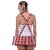 Kit Fantasia Colegial Vestido A Amareto - Imagem 7