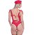 Kit Fantasia Bombeira Body Amareto - Imagem 2