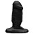 Plug Anal De Borracha Maciça 11 X 3,7cm Prazer E Cia - Imagem 11