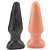 Plug Anal De Borracha Maciça 11 X 3,5cm Prazer E Cia - Imagem 1