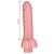 Pênis Vibrador Controle Interno 17 X 4cm Hot Flowers - Imagem 1