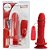 Pênis Vibrador Controle Externo 16 X 4cm Hot Flowers - Imagem 5
