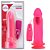 Pênis De Borracha Vibro Externo 17,5 X 4,5cm Hot Flowers - Imagem 2