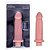 Pênis De Borracha Vibro Interno 18 X 4,5cm Hot Flowers - Imagem 4