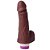 Prótese Vibrador Interno Com Escroto 15,5 X 3,7cm Soulsex - Imagem 2