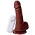 Prótese Vibrador Externo Com Escroto E Ventosa 15,5 X 3,7cm Soulsex - Imagem 8
