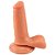 Pênis De Borracha Maciça 12 X 2,7cm Prazer E Cia - Imagem 1