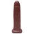 Pênis De Borracha Maciça 12,4 X 3,1cm Prazer E Cia - Imagem 12