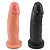 Pênis De Borracha Maciça 14 X 3,9cm Prazer E Cia - Imagem 1