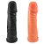 Pênis De Borracha Maciça 20 X 4,5cm Prazer E Cia - Imagem 1