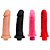 Pênis Vibrador Controle Interno 16 X 4cm Hot Flowers - Imagem 1