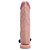 Capa Peniana Realística Com Vibrador Com Anel 19cm Vipmix - Imagem 4