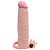 Capa Peniana Realística Vibrador E Anel 19cm Vipmix - Imagem 2
