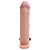 Capa Peniana Realística Com Vibrador E Anel 19cm Vipmix - Imagem 4