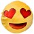 Pelúcia Emoji Coração Com Prótese Universo Da Pelúcia - Imagem 1