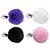 Plug Anal Em Metal 5,5 X 2,6cm Com Pompom Vipmix - Imagem 1