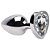 Plug Anal P Coração Aço Inox 7 X 2,8cm Sexy Import - Imagem 11