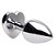 Plug Anal P Coração Aço Inox 7 X 2,8cm Sexy Import - Imagem 43