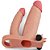 Capa Peniana Com Pênis Dupla Penetração Vibrador Vipmix - Imagem 3