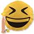Pelúcia Emoji Gargalhada Com Prótese Universo Da Pelúcia - Imagem 1