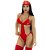 Mini Fantasia Bombeira De Body Pimenta Sexy - Imagem 1