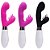 Vibrador Silicone Duplo Motor 10 Vibrações Sexy Import - Imagem 5