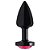 Plug Anal Plástico Abs Preto 7 X 2,5cm Hot Pink - Imagem 10