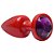 Plug Anal P Plástico Abs Vermelho 7 X 2,5cm Hot Pink - Imagem 6