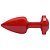 Plug Anal P Plástico Abs Vermelho 7 X 2,5cm Hot Pink - Imagem 13