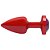 Plug Anal P Plástico Abs Vermelho 7 X 2,5cm Hot Pink - Imagem 11