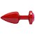 Plug Anal P Plástico Abs Vermelho 7 X 2,5cm Hot Pink - Imagem 14