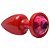 Plug Anal P Plástico Abs Vermelho 7 X 2,5cm Hot Pink - Imagem 5