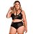 Conjunto Hot Pants Plus Size Hot Flowers - Imagem 2