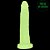Pênis De Borracha Fosforescente 18 X 3,5cm Kgel - Imagem 2
