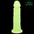 Pênis De Borracha Fosforescente 17,5 X 3,8cm Kgel - Imagem 2