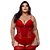 Espartilho Plus Size Bojo Renda E Tule Macler - Imagem 4