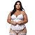 Espartilho Plus Size Bojo Renda E Tule Macler - Imagem 2